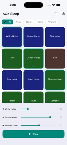 AOK Sleep iPhone screenshot