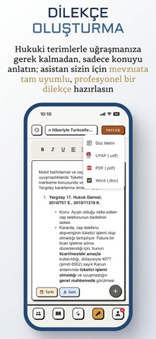 Avukatım: Yapay Zeka Hukuk screenshot