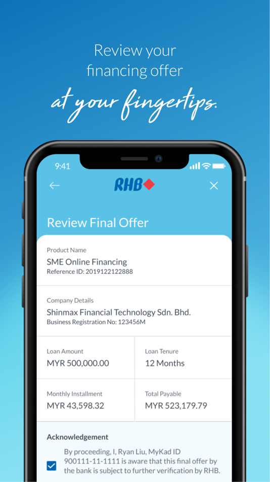 #7. RHB Financing SME (iOS) 由: RHB Bank Berhad