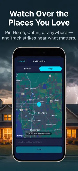 Foudre : Radar & Alertes iPhone screenshot 4
