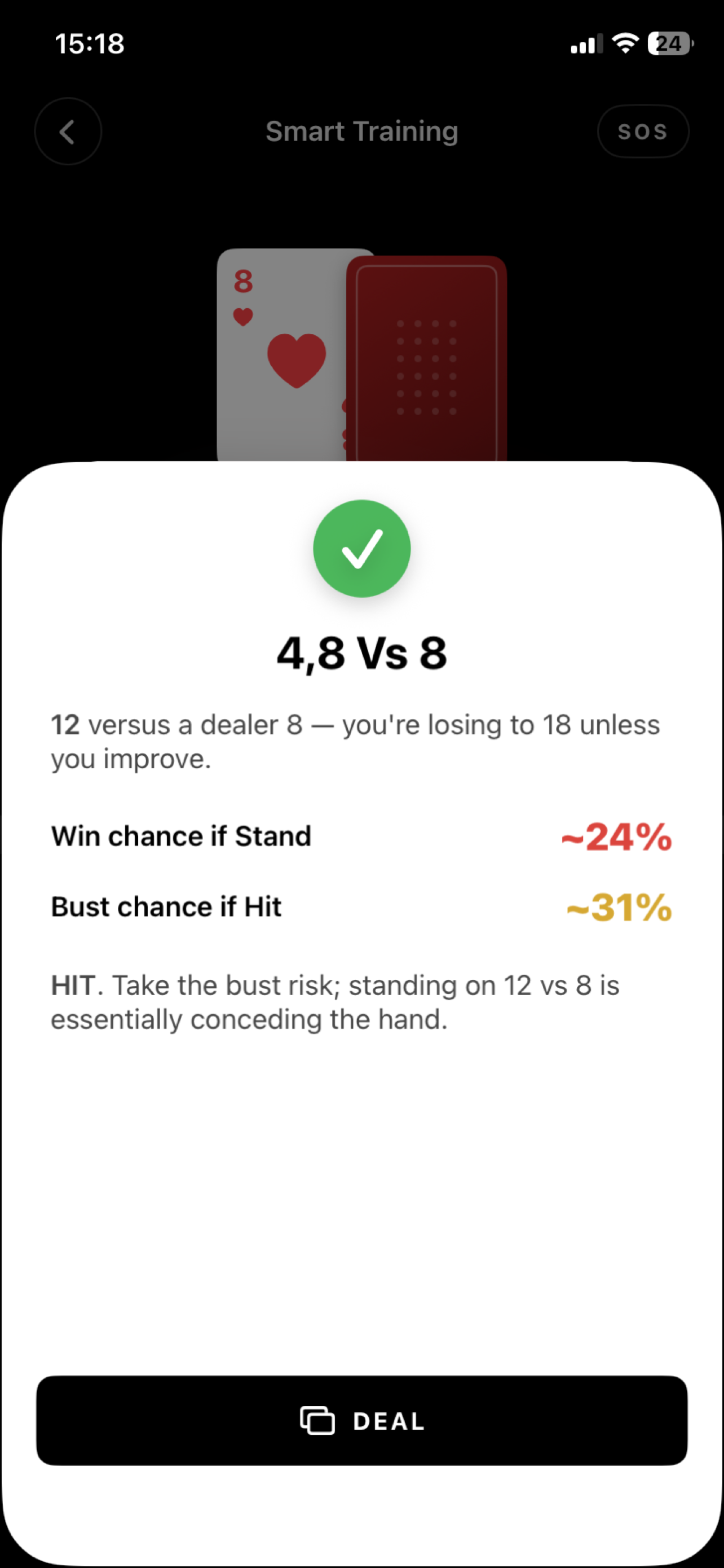 Reckon: Blackjack Trainer