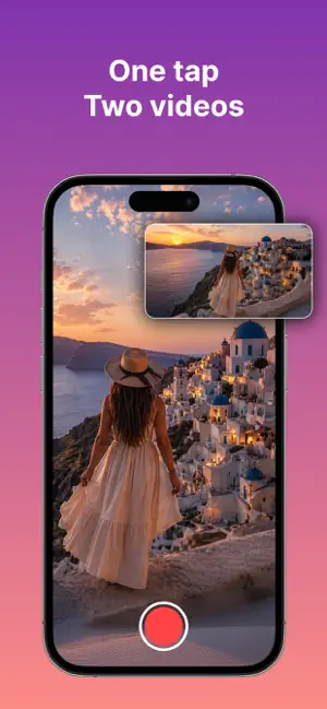 OneTake: Dual Camera Recorder screenshot 1