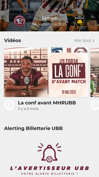UBB Rugby screenshot
