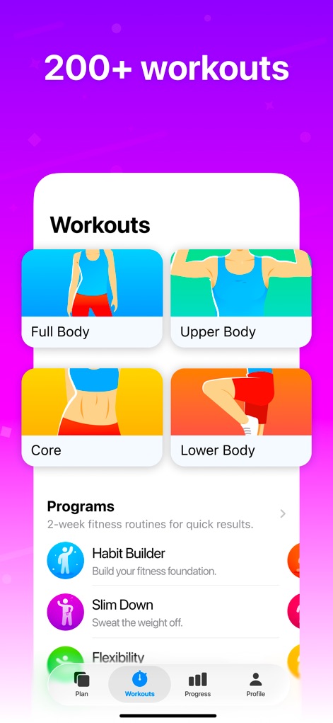 Seven: 7 Minute Workout - Diversidade de treinos.