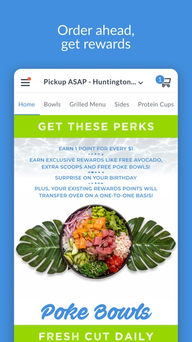 Ahipoki - Fresh Hawaiian Poke iPhone screenshot 1 - Food & Drink app