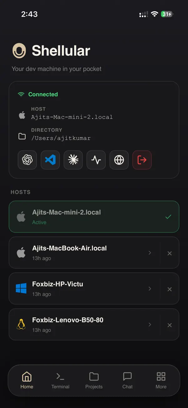 #1. Shellular (iOS) De: Foxbiz Software Private Limited