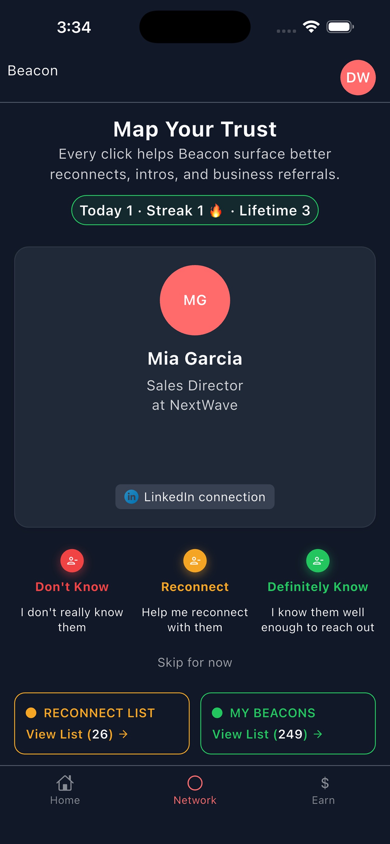 Screenshot 2 of Beacon: Official Referral App