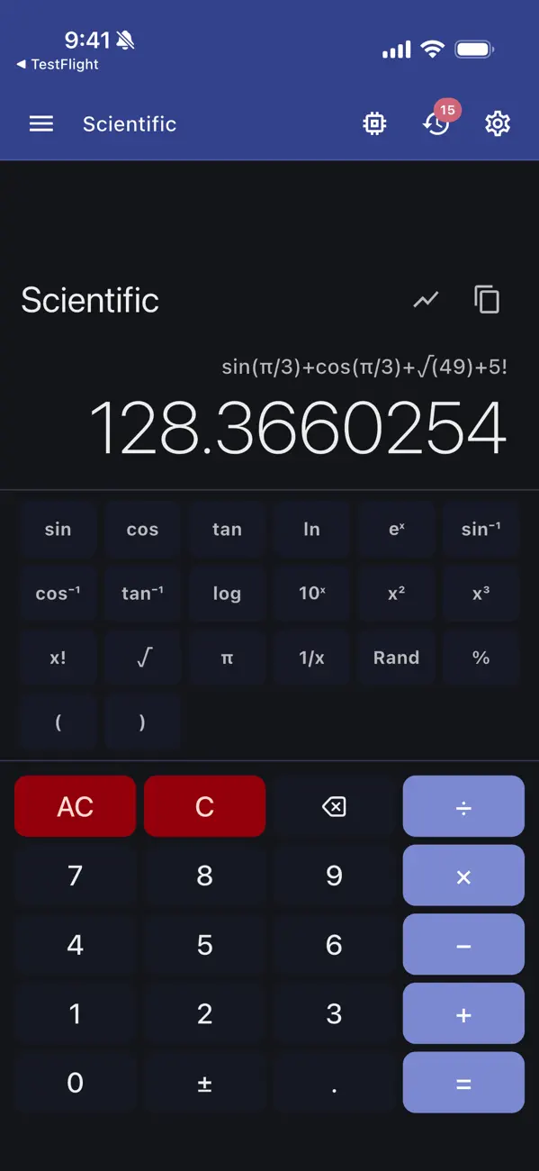 Screenshot #2 pour QuickCalculator - All-in-One