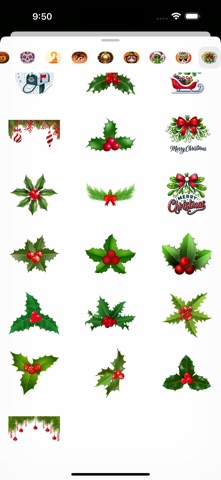 Mistletoe Christmas Stickers screenshot