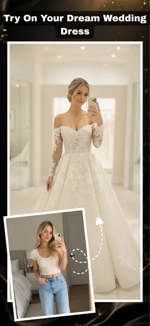 Wedding Dress Try-On: Bride AI screenshot 1