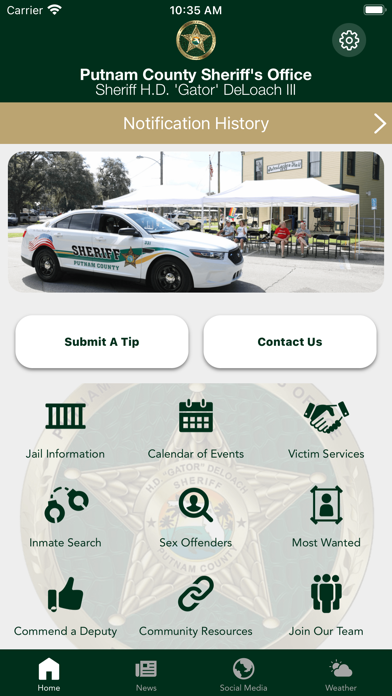 Putnam County Sheriff FL Screenshot