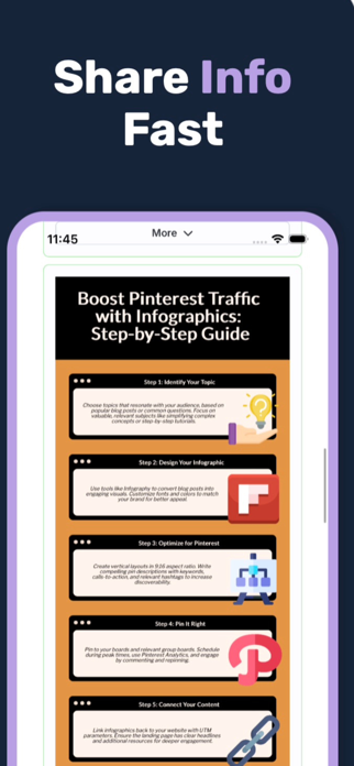 Infography Screenshot 3 of 5