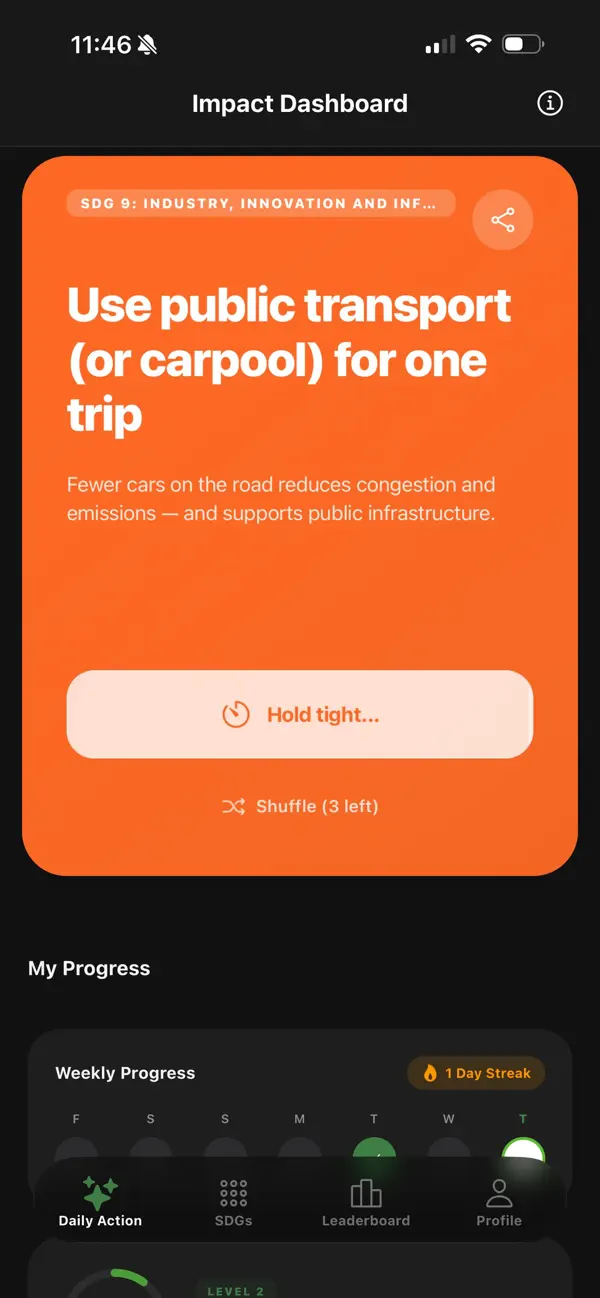Screenshot #1 pour Daily Impact
