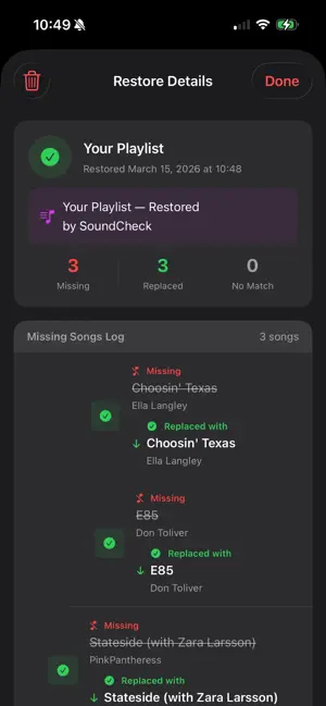 Soundcheck for Apple Music screenshot 4