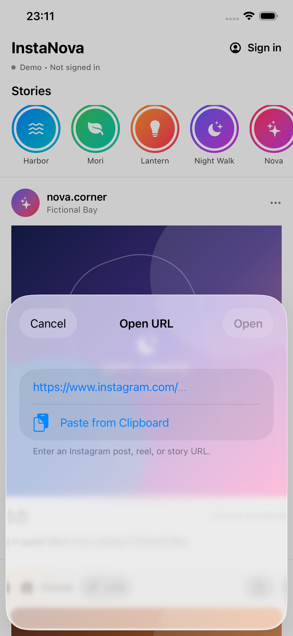 Screenshot 3 of InstaNova