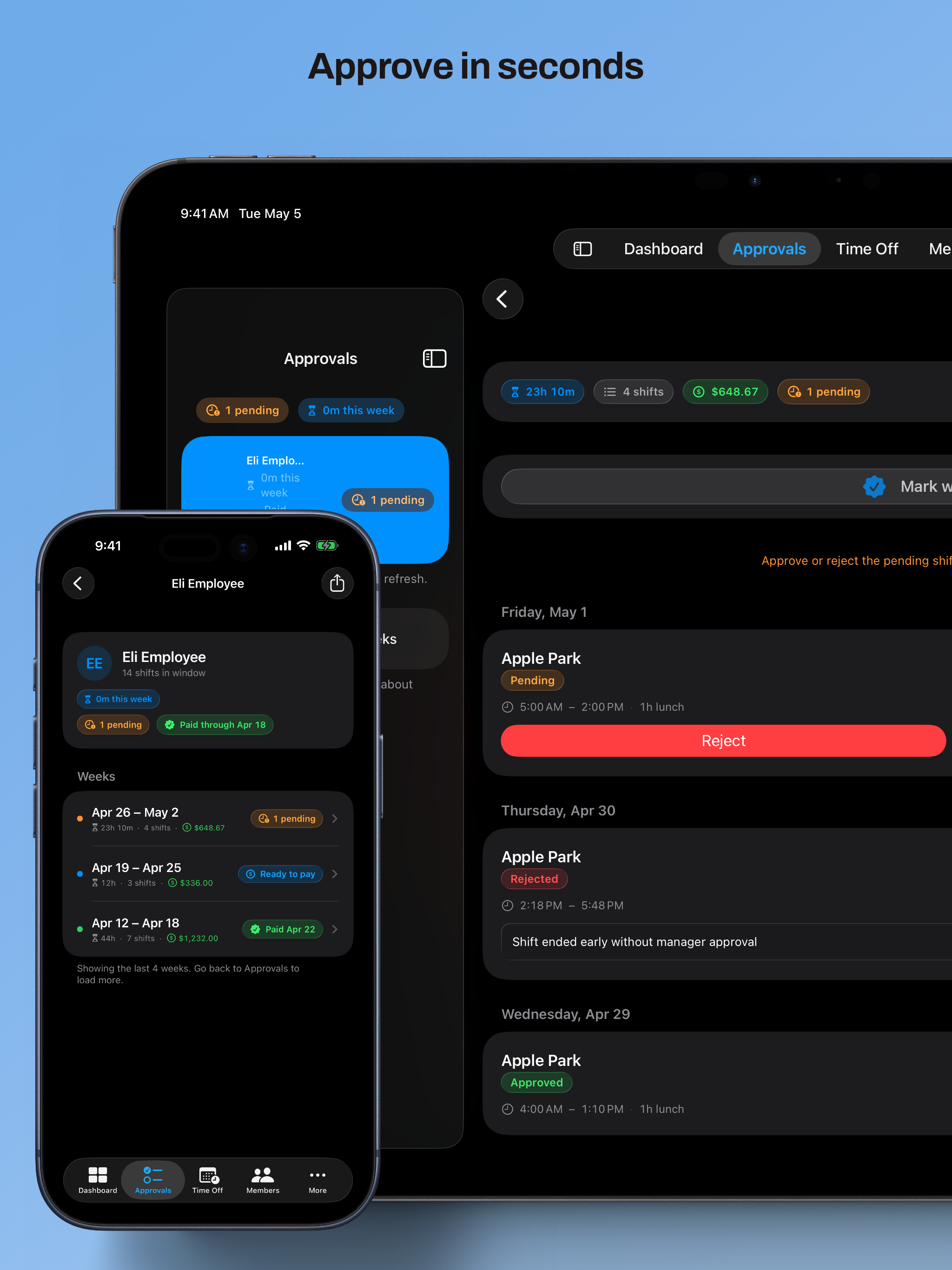 Punch: Shift Tracker screenshot 11