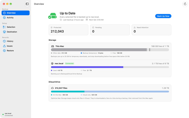 CloudBak screenshot 1