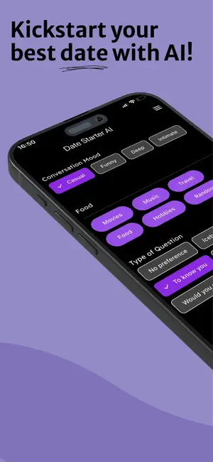 Date Starter AI screenshot 1