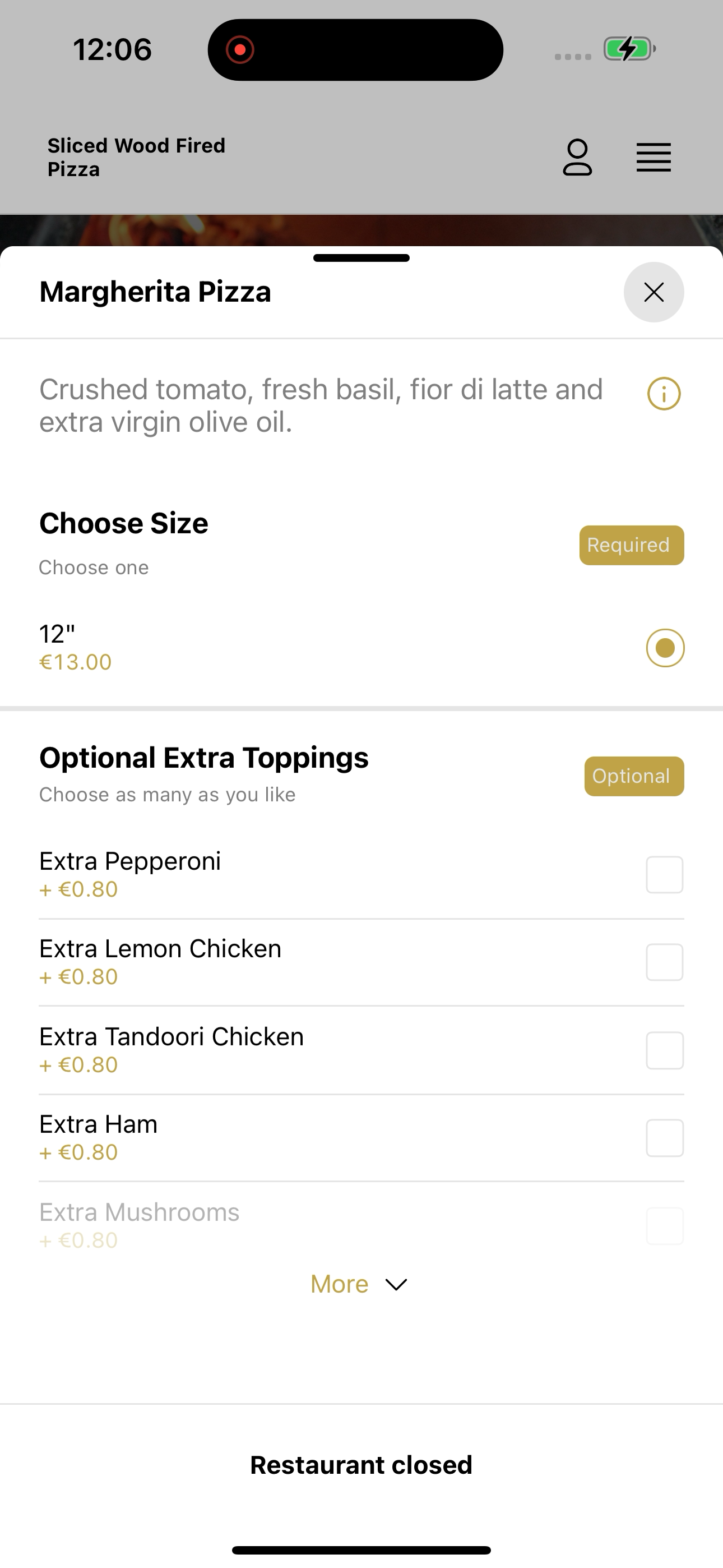 Sliced Wood Fired Pizza screenshot 8