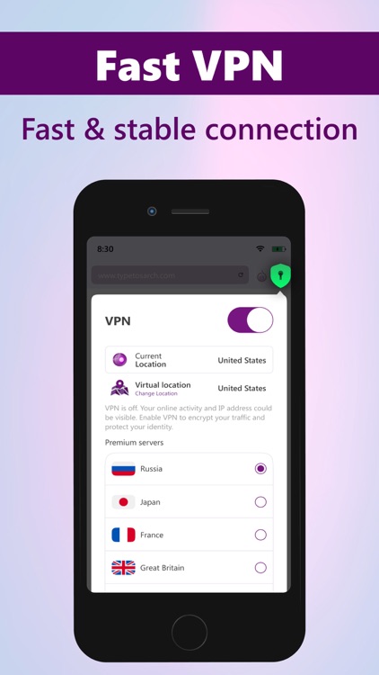 Prosec Browser: TOR Onion VPN screenshot-5