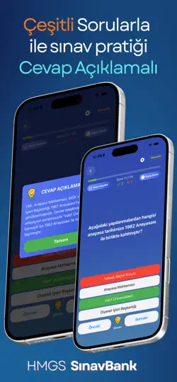 HMGS SınavBank 2026 iPhone Ekran Görüntüsü 2