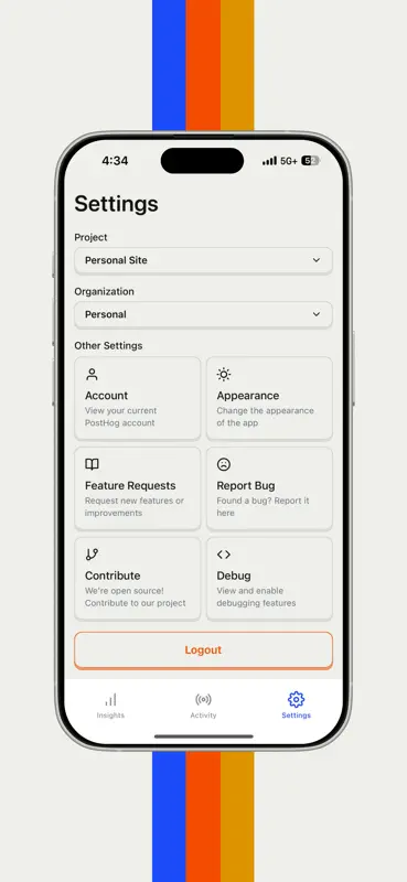 HogLite — PostHog Mobile App screenshot 9 of 10
