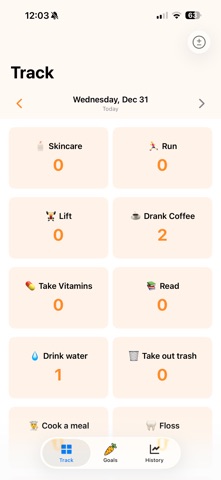 Carrot - Habit Builder Screenshot 1 of 6