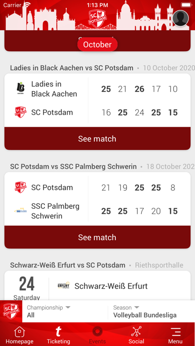 Screenshot #2 pour SC Potsdam