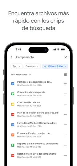Captura de pantalla de Google Drive – Almacenamiento en iPhone 4