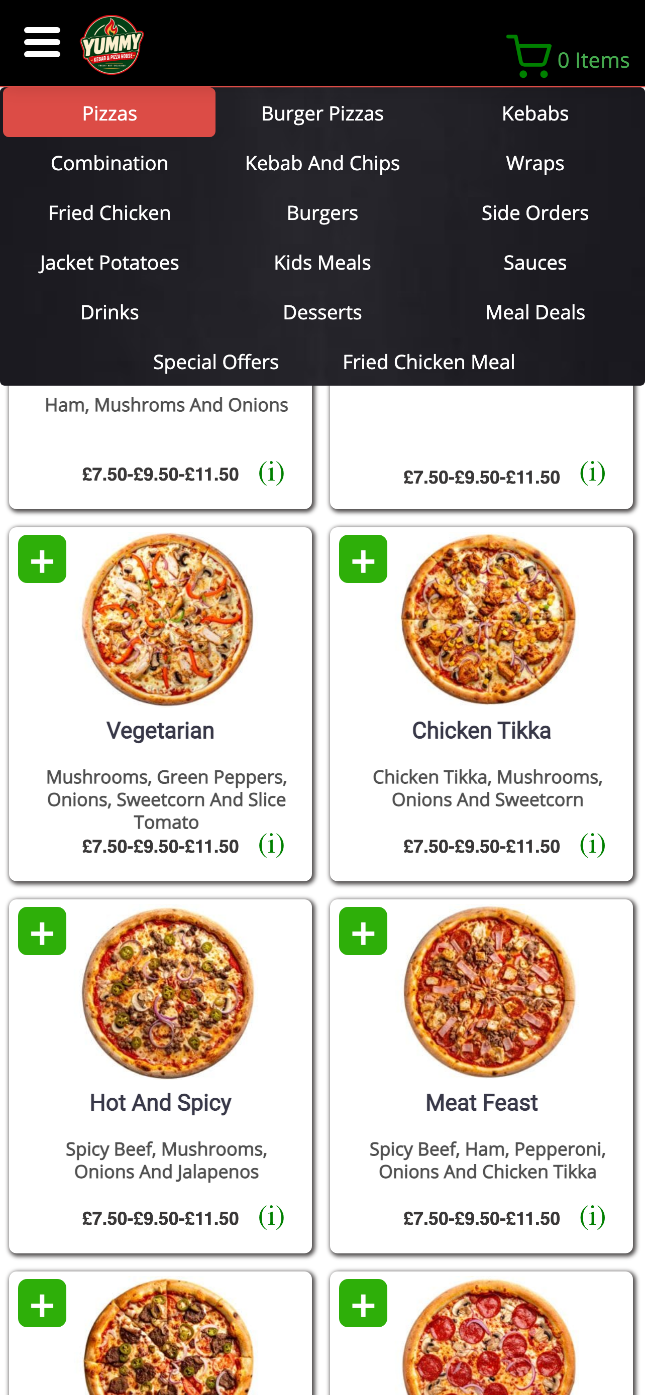 Yummy Pizza Kebab Gosport screenshot 3