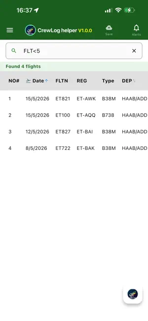 CrewLog helper screenshot 4