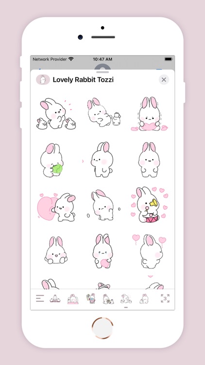 Lovely Rabbit Tozzi Animated