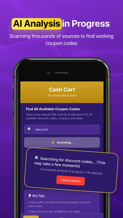 Cash Cart AI Coupon Finder iPhone screenshot 8 - Shopping app