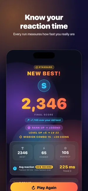 Reaction Test: Reflex Rush screenshot 2