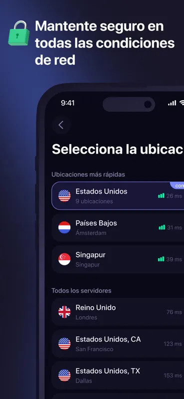 World VPN Proxy: Segura Rápida screenshot 2 of 4