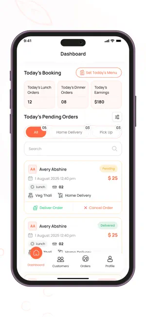 TiffinTap screenshot 2