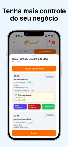 CortaÍ PRO: Profissionais screenshot