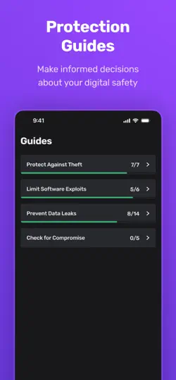 Capture d'écran de IVerify Enterprise sur iPhone 6