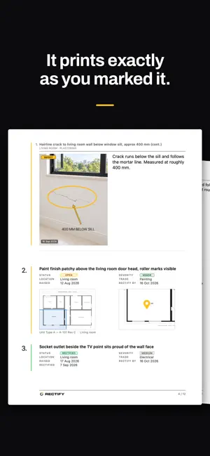 Rectify: Defect Reports screenshot 2