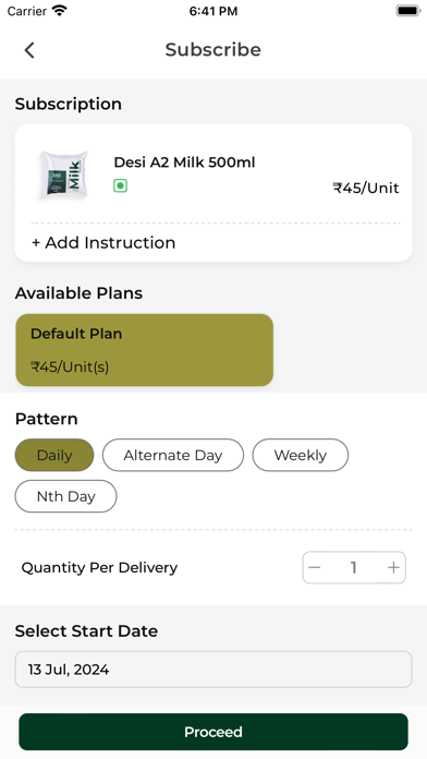 Organic Mandya Desi Milk Screenshot