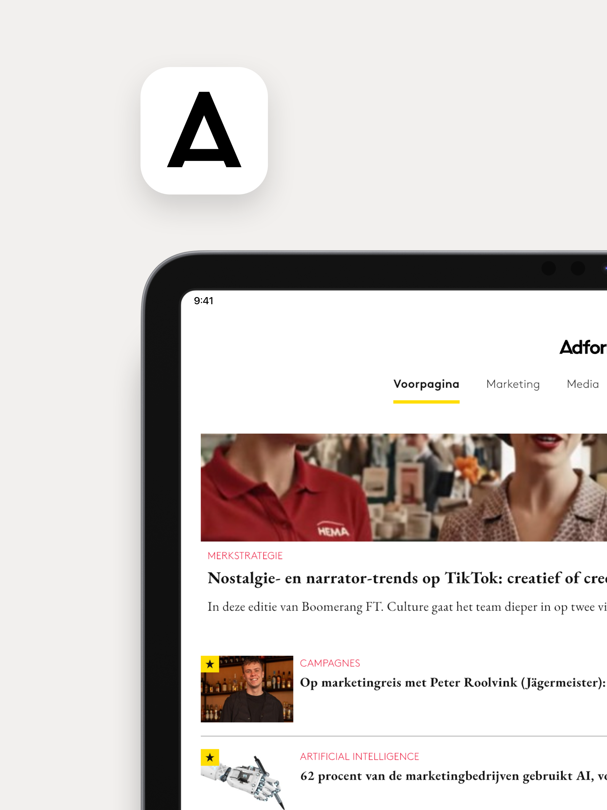 Adformatie Nieuws App