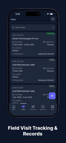 Durbin ERP screenshot