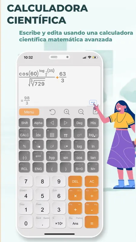 Calculadora Científica fx-991 screenshot 1 of 7
