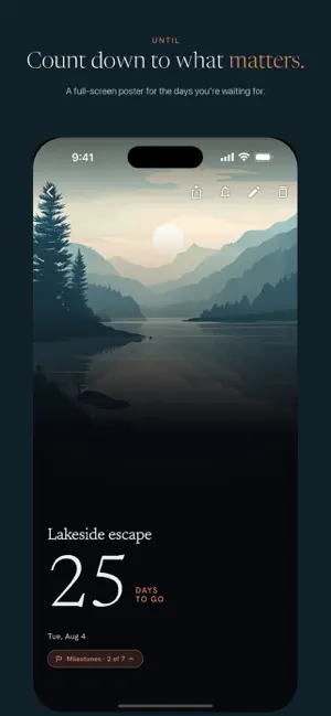 Until - Countdown & Reminder screenshot 2