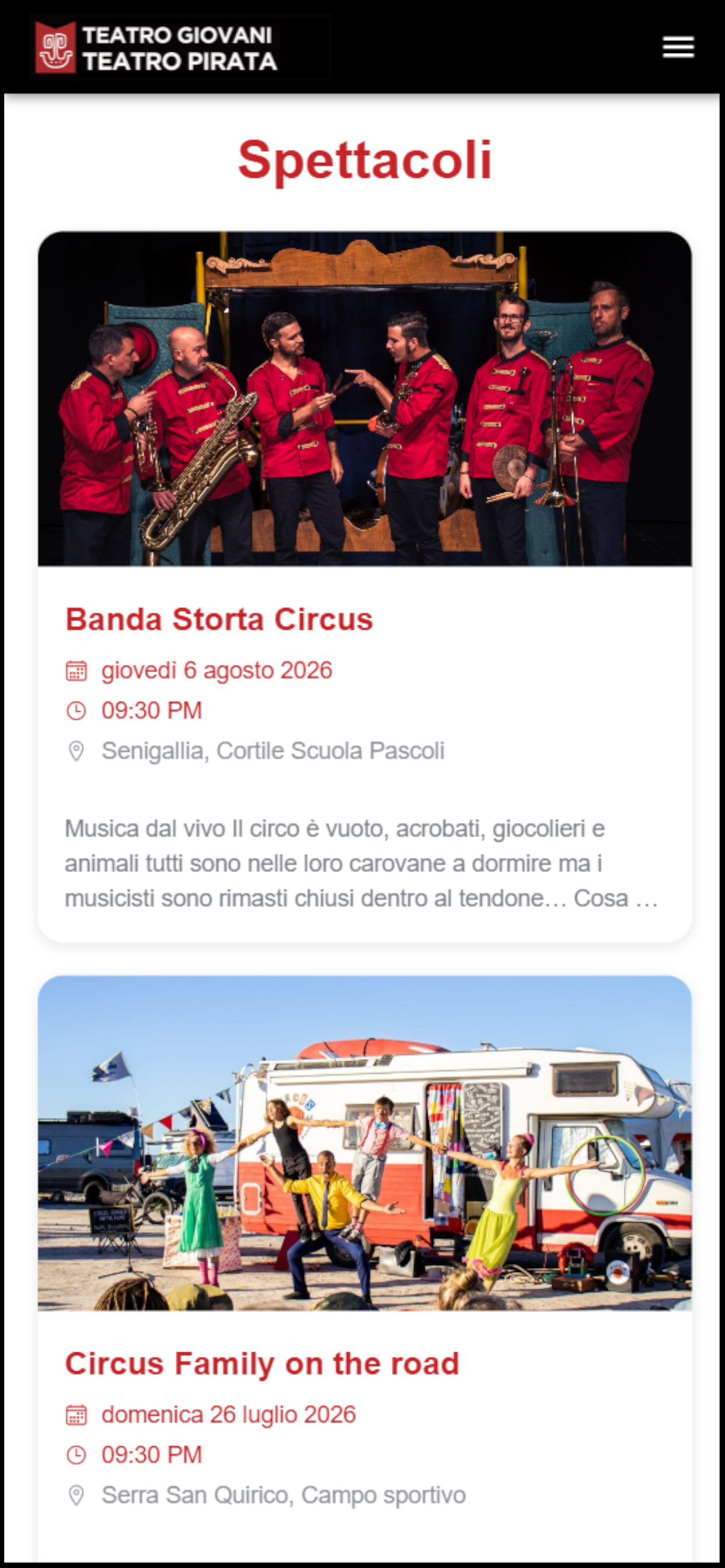 Teatro Giovani Teatro Pirata screenshot 3