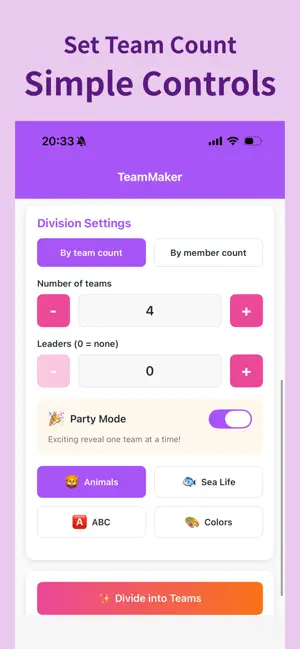 TeamMaker – Random Teams screenshot 2