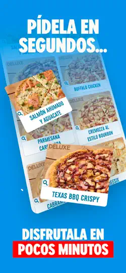 Captura de pantalla de Domino’s Pizza España en iPhone 2