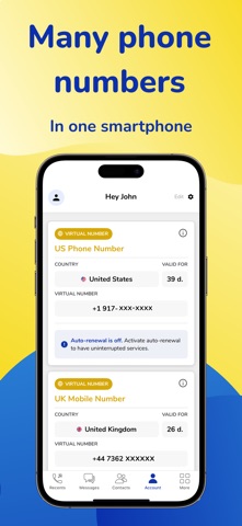 MoreMins: Virtual Phone Number Screenshot 4 of 6
