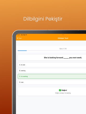 YDS Rehberim: YÖKDİL Hazırlık iPad screenshot