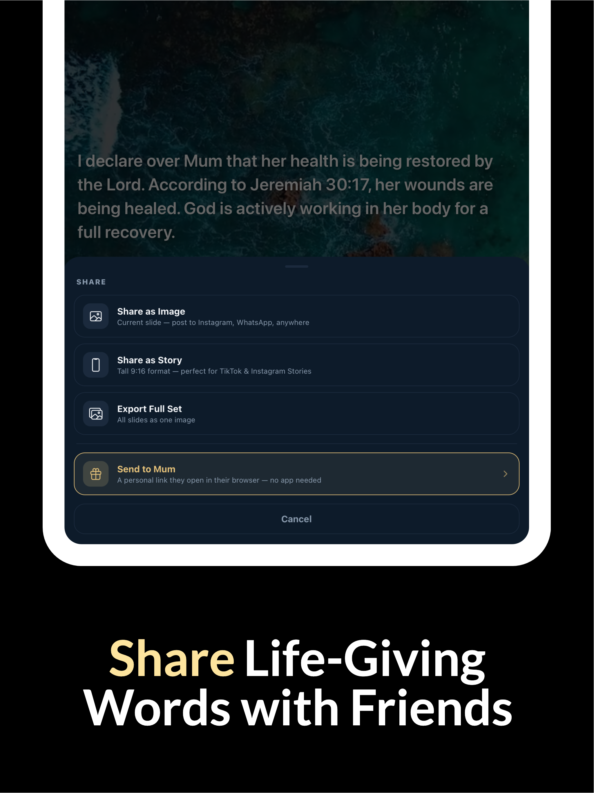 Assured: Bible Declarations screenshot 11